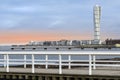 Turning Torso Building in West Harbour area of Malmo Royalty Free Stock Photo